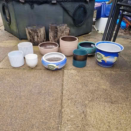 Photo of free 9 indoor/ outdoor pots (Broadbridge Heath, RH12) #1