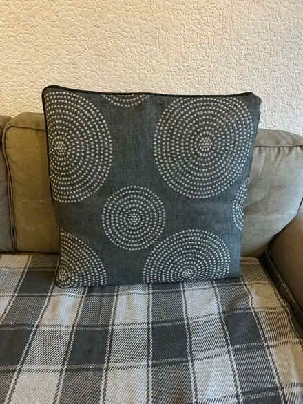 Photo of free Large grey cushion (Ockbrook Derby) #1