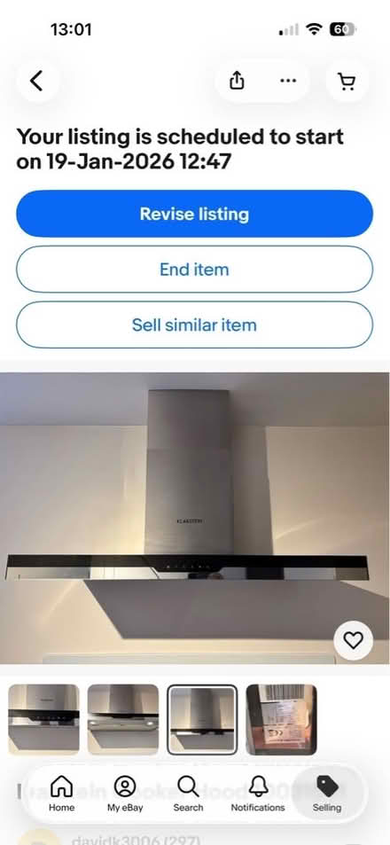 Photo of free Klarstein Extractor Hood (CT4) #4