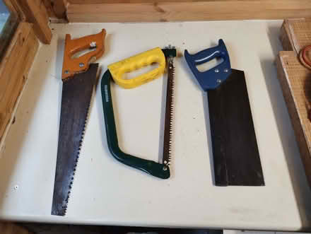 Photo of free 3 assorted saws (Knaresborough HG5) #1