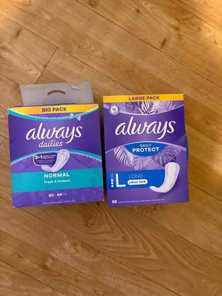 Photo of free Always liners (Poplars SG2) #1
