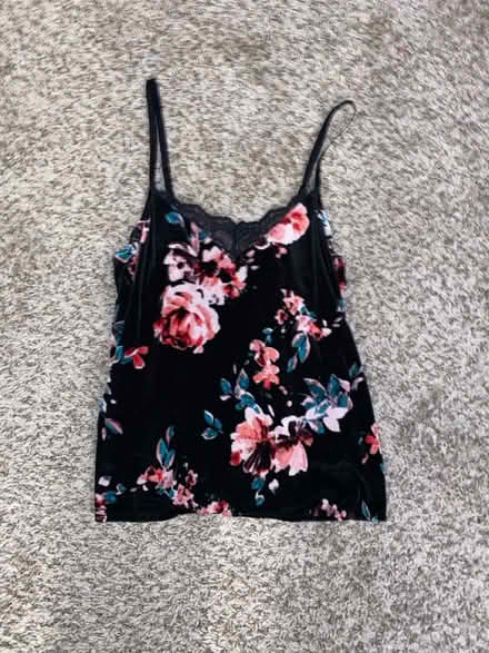 Photo of free Small Velvet Floral Top (Lisle, IL) #1