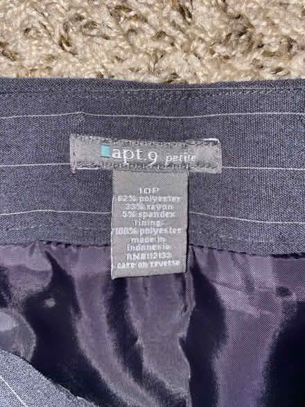 Photo of free 10 P Gray and white striped skirt (Lisle, IL) #2