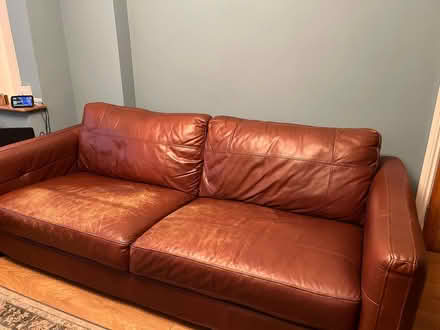 Photo of free Brown Sofas (Harold Wood RM3) #2
