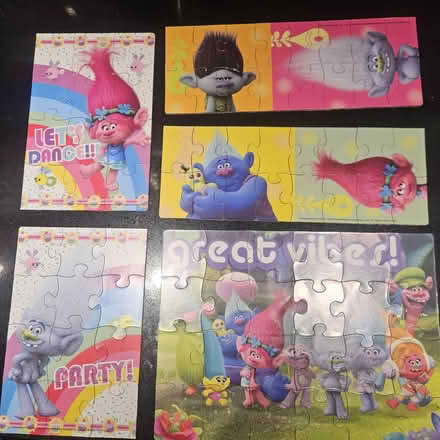 Photo of free 5 wooden Trolls puzzle (Columbia Heights) #1
