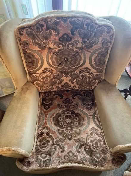 Photo of free 3 seater sofa & 2 arm chairs (Greaves LA1) #3