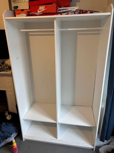 Photo of free white ikea wardrobe (Furzedown Tooting) #2