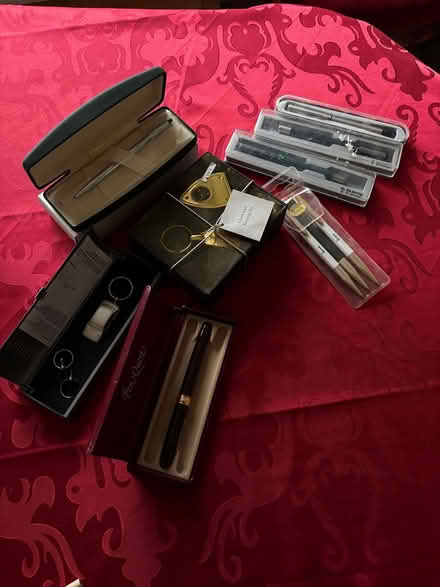 Photo of free Boxed pens and decorative key chain (Blackrock) #1