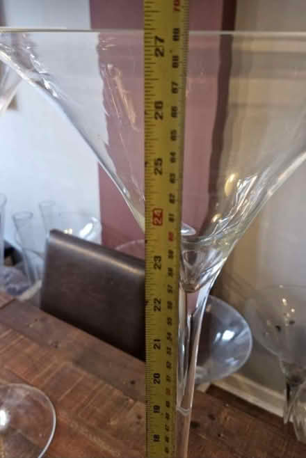 Photo of free Very tall display martini glasses (Branston DE14) #2