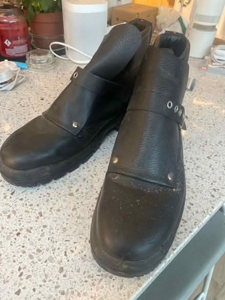 Photo of free Welding boots size 12 / 47 (Harpenden AL5) #1