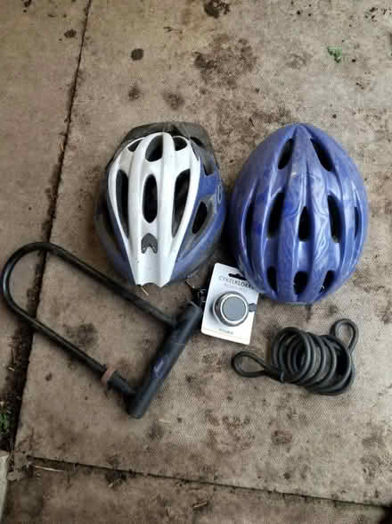 Photo of free Bike helmets, lock and bell (Adel LS16) #1