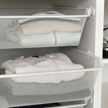 Photo of free 2 IKEA Komplement metal mesh wardrobe baskets/drawers (Allerton L18) #3