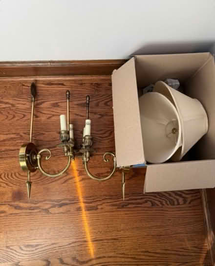 Photo of free 2 sconces (Downtown Oak Park) #1