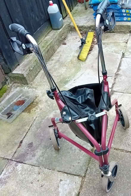 Photo of free Drive adult three wheeled walker with bag (Denton M34) #2
