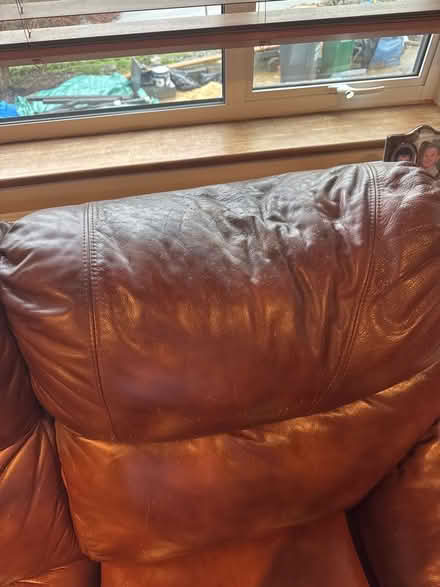 Photo of free Brown leather sofas (Chorleywood House estate WD3) #3