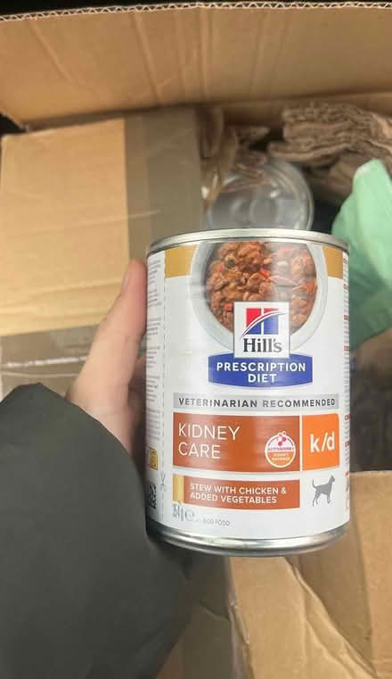 Photo of free 5 Cans of Dog Food for Kidney Care (Hales (Next To Loddon)) #1