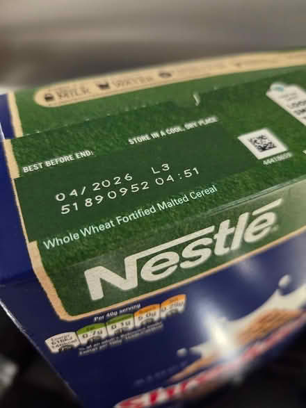 Photo of free 2 packets Nestle Shreddies (Crag Bank, LA5) #2
