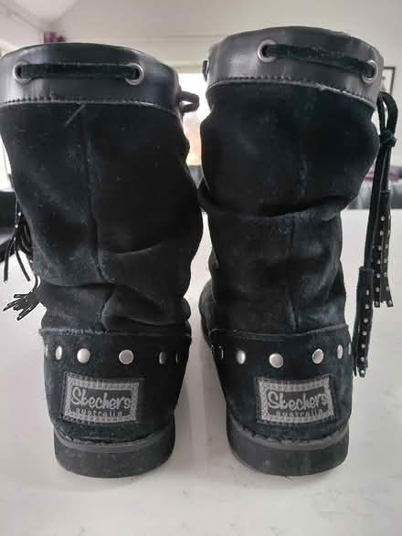 Photo of free Sketchers black suede boots UK 6 (Churchtown. Dublin 14.) #1
