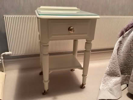 Photo of free ducal cream wood bedside tables x 2 (Old Windsor SL4) #1