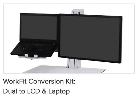 Photo of free WorkFit-S Adjust Height Workstation (Old Ottawa South) #3