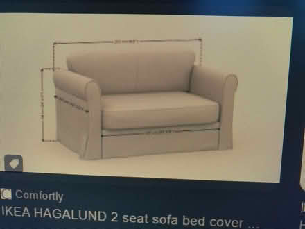 Photo of free Ikea Hagalund sofa bed cover (N13 Palmers Green) #2