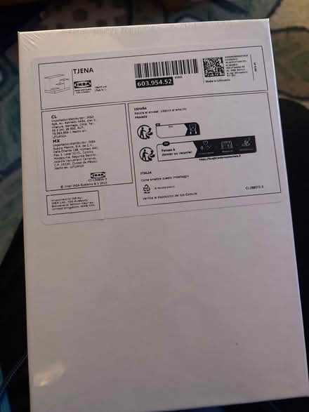 Photo of free IKEA TJENA white desk organiser (Limehouse E1) #1