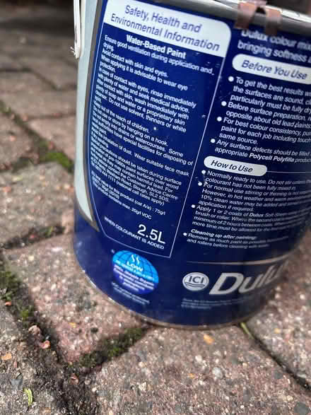 Photo of free 1 unopened tin red paint (Sydenham SE26) #3