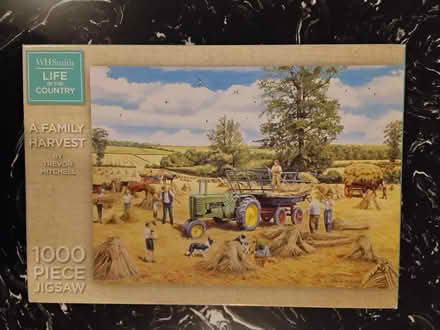 Photo of free 1000 piece jigsaw A family harvest (PO7) #1