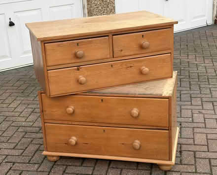 Photo of free Old Pine Chest (Alton GU34) #3