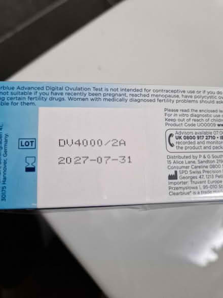 Photo of free Clear blue advanced ovulation tests (Bear Flat) #2