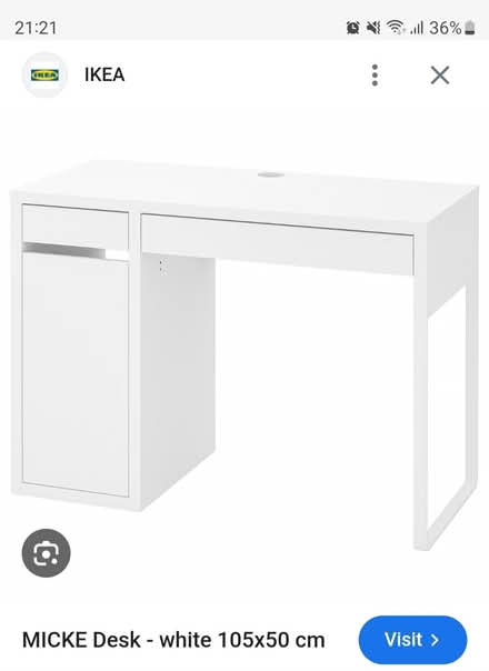 Photo of free Ikea Micke desk (Crumlin) #1