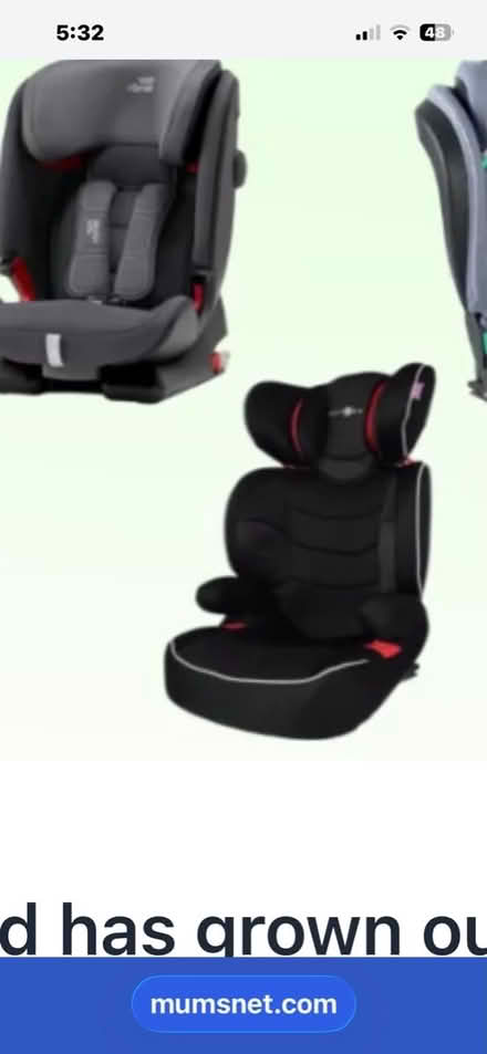 Photo of Childs car seat (Alloa FK10) #2