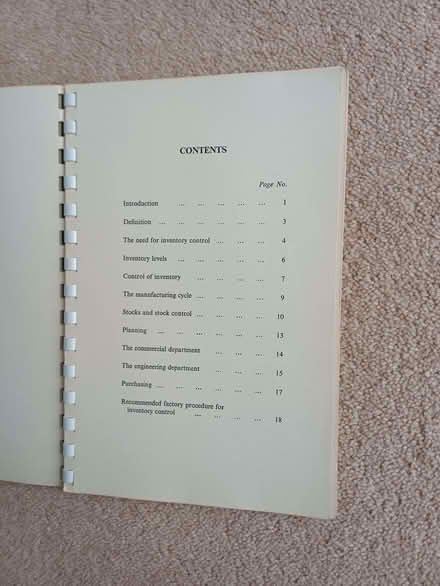 Photo of free AEI & BTH Inventory Control Manual (Leire LE17) #2