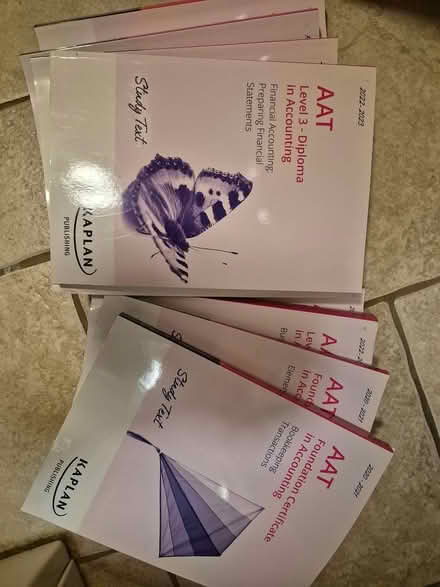 Photo of free AAT level 3 bookkeeping books (Chiseldon, SN4) #1