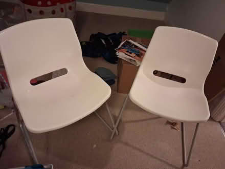 Photo of free Two white chairs (Nether Edge S7) #1