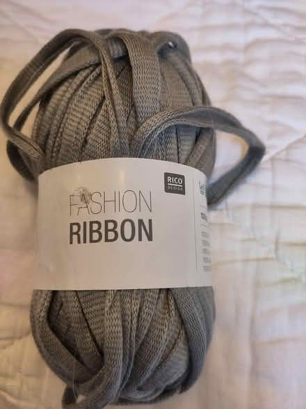 Photo of free Grey ribbon for knitting & crochet (L1 Liverpool City Centre) #1