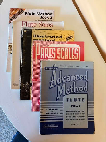 Photo of free Flute books from the 1970s (Hwy 76, Rancho Del Oro, O’side) #1
