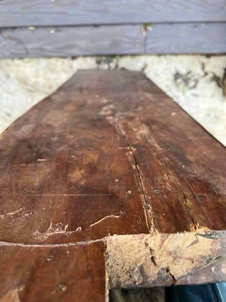 Photo of free Live edge piece of thick oak wood (Chaddesden DE21) #4