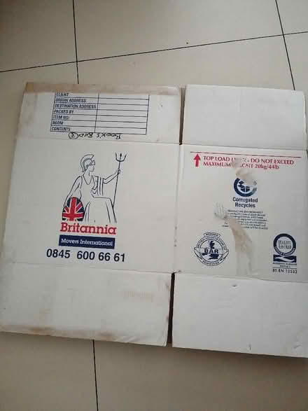 Photo of Sturdy house moving packing boxes (Raby CH63) #1