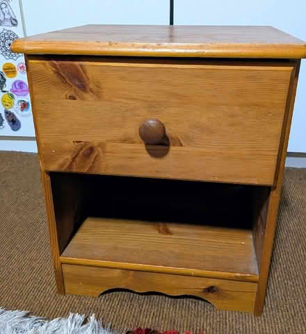 Photo of free Full length mirror and bedside unit (Morecambe LA4) #1