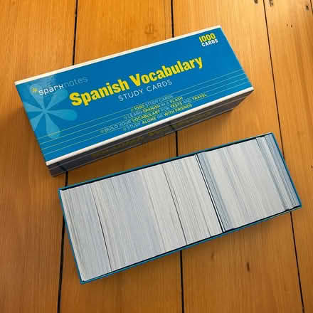 Photo of free Spanish vocabulary flashcards (Lexington Center) #1