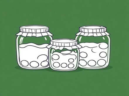 Photo of Clean jam jars with lids (Pipe Aston SY8) #1
