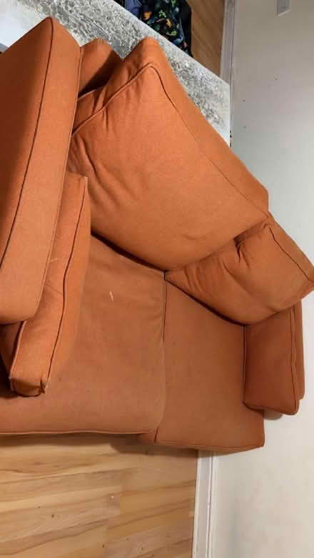 Photo of free Orange sofa (Widford CM1) #1