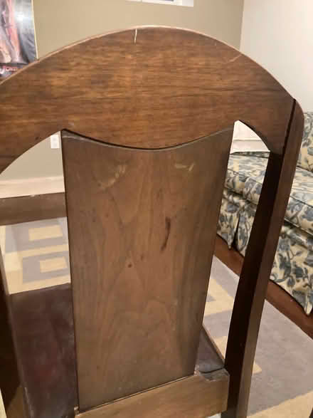 Photo of free 1 remaining solid wood chairs (Ashdale, S. of Gerrard Library) #3