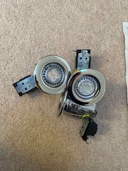 Photo of free Recessed polished chrome lights (Bledlow Ridge HP14) #1