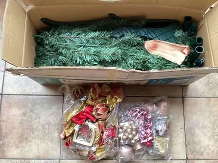 Photo of free Christmas Tree and decorations (Bray Wicklow) #1