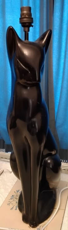 Photo of free 2 Oriental/Siamese Cat Lamps (DA1) #2