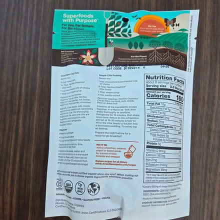 Photo of free Organic Chia Seeds (Chiquita Av MtnVw) #2