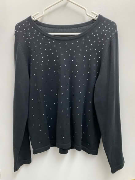 Photo of free Womens sweater w/ rhinestones (M) (Bloor/ The West Mall) #1