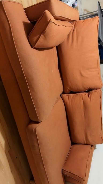 Photo of free Orange sofa (Widford CM1) #3
